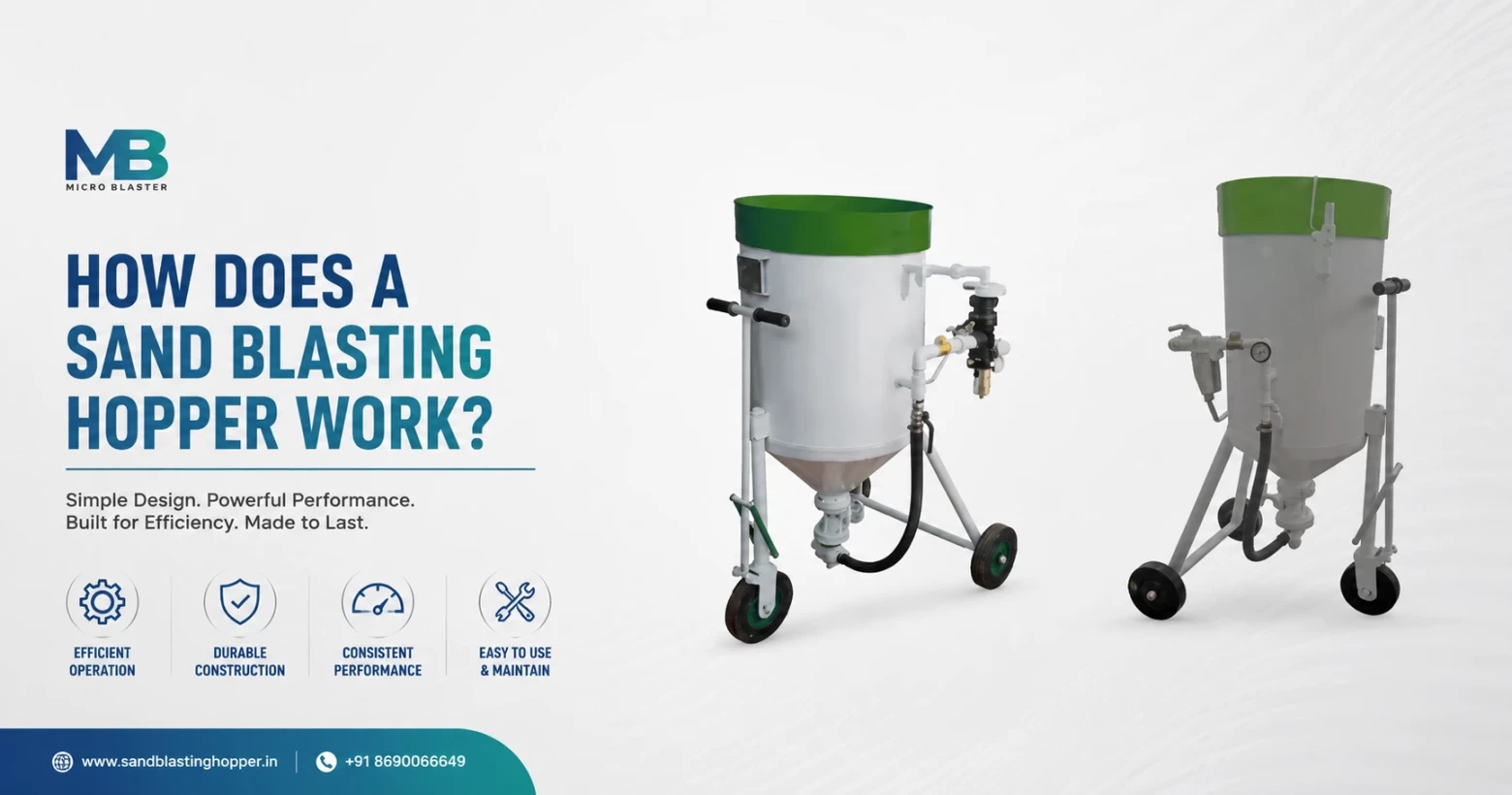 How Does a Sand Blasting Hopper Work?