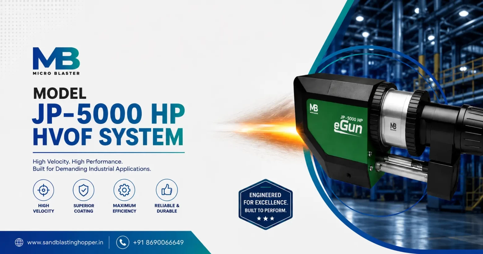 Model JP-5000 HP HVOF System