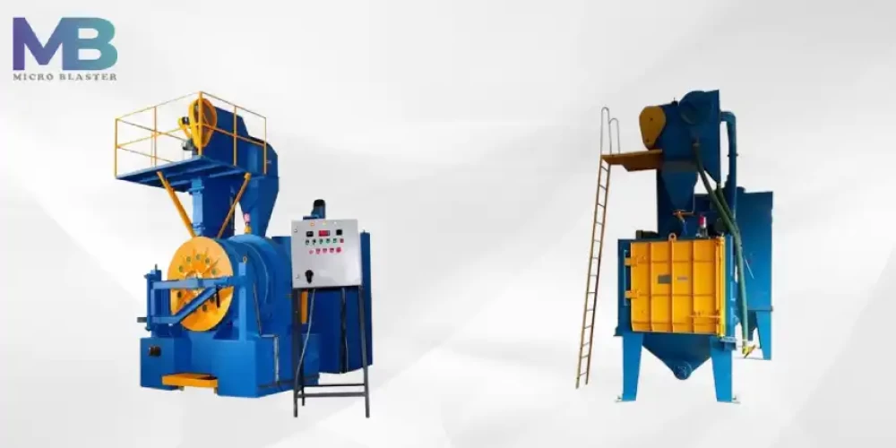 Difference between Rotary Barrel and Tumb Type Blasting Machine