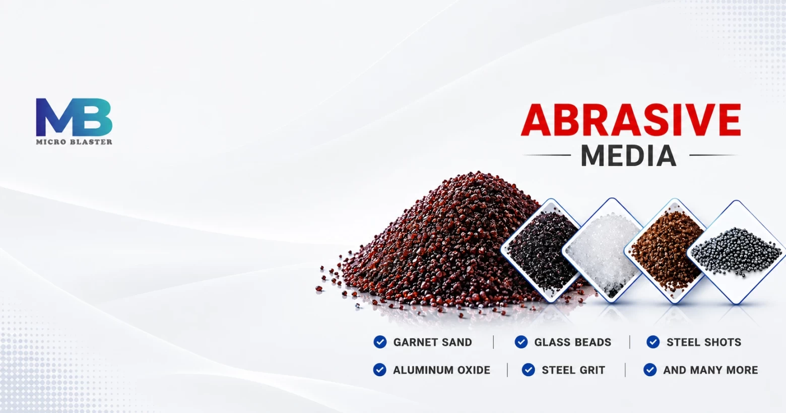 Different Types of Abrasive Media