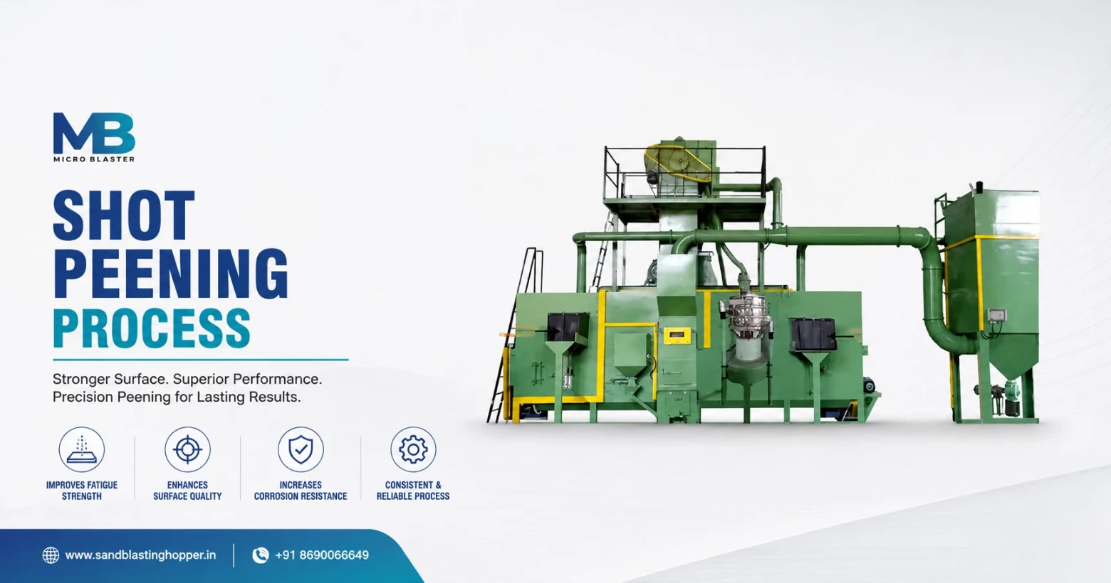 Shot peening process