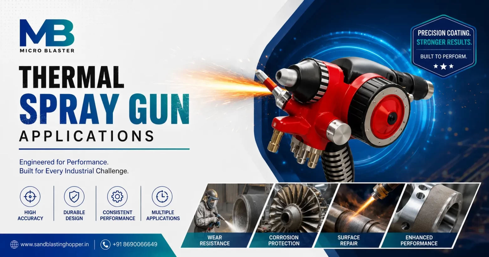 Thermal Spray Gun Applications